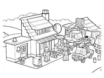 Городок лего