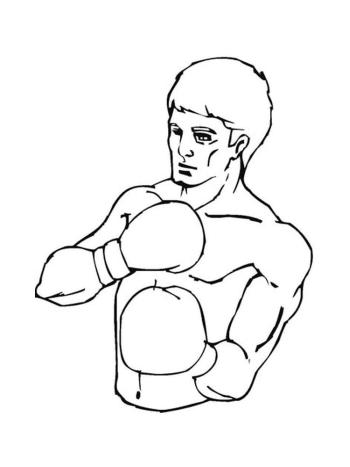 Раскраска Бокс