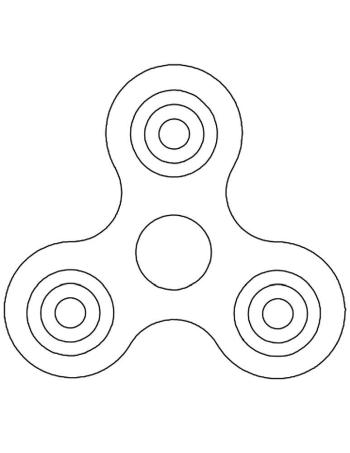 Трафарет Спиннер