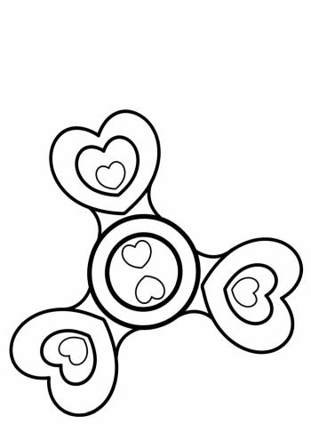 Спиннер сердце
