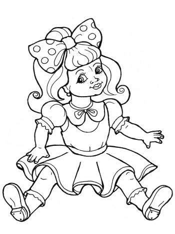Кукла с локонами