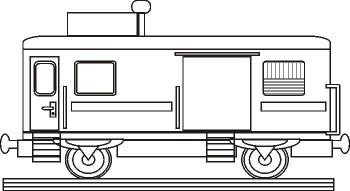 Раскраска Вагон