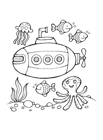 Подводная лодка с животными