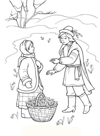 Апрель помогает падчирице