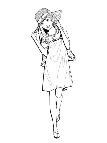 Раскраски для девочек барби скачать