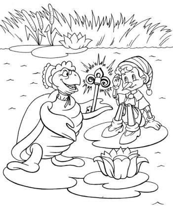 Буратино и черепаха