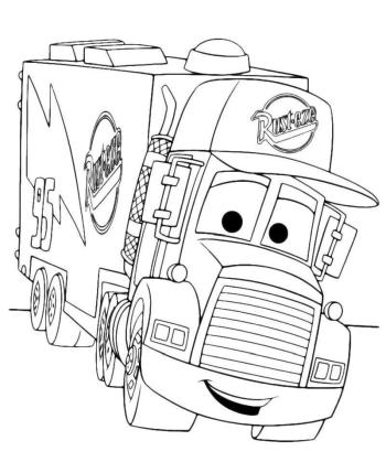 Грузовик из мультика