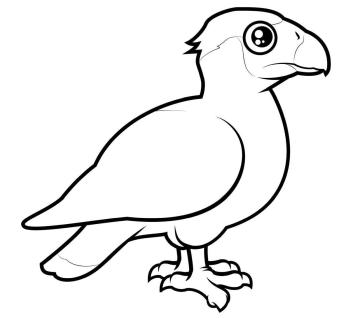 Раскраска Дубонос