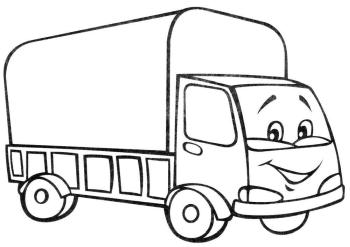 Грузовик с улыбкой