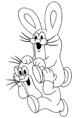 Крот и зайка