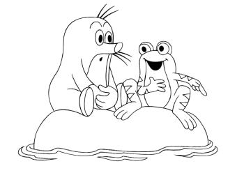 Крот и лягушка