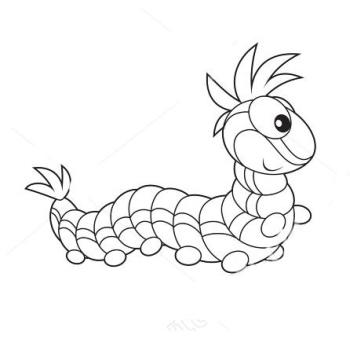 Картинка гусеница