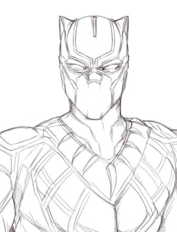 Черная пантера торс