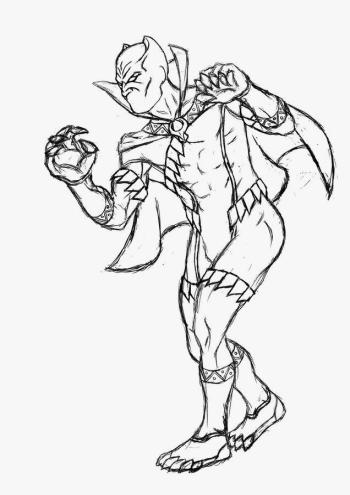 Черная пантера танцует