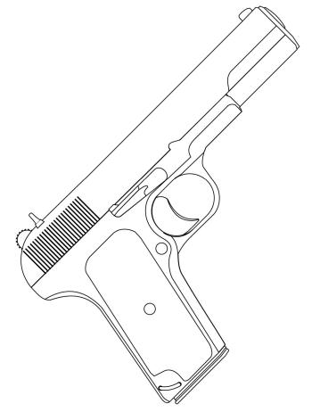 Рисунок Пистолет