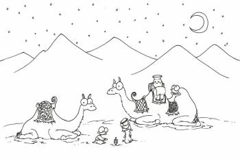 Ночная пустыня