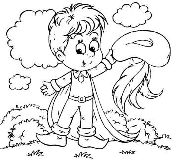 Мальчик с пальчик с шляпой