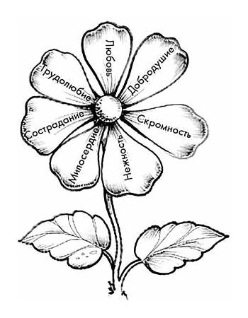 рисунок цветик семицветик