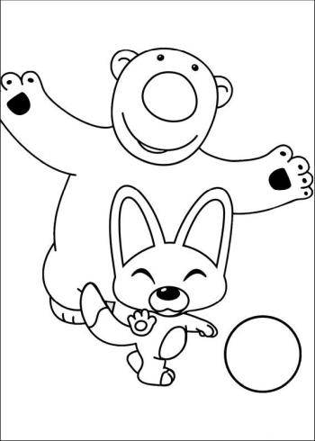 Эдди и Поби играют в футбол