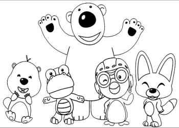 Друзья из заснеженной деревни