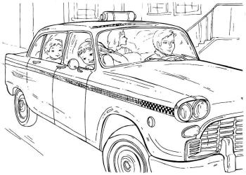 Такси с людьми