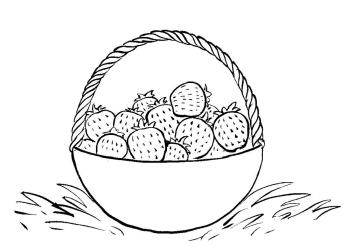 Лукошко клубники