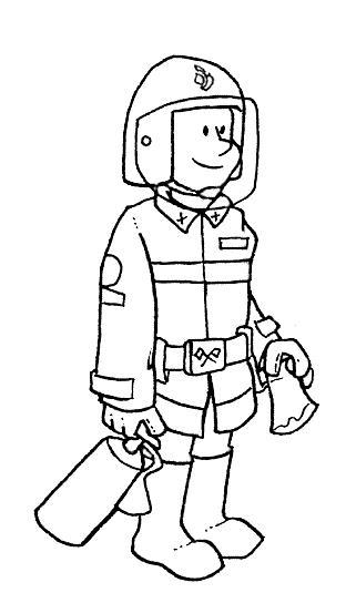 Пожарный в полной готовности