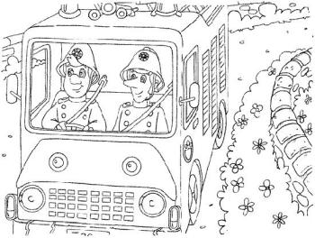 Пожарные в пути