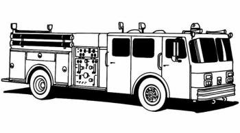 Раскраска Пожарные