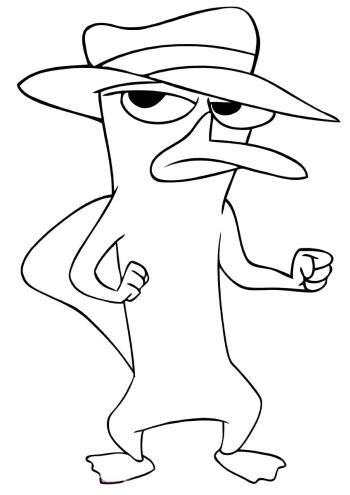 Утконос из мультика