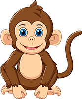 раскраски обезьяна